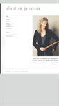 Mobile Screenshot of juliestrompercussion.com